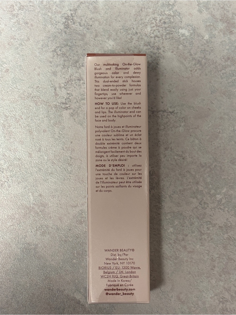 Wander Beauty On-The-Glow Blush & Illuminator Stick Dusk & Nude Glow New Sealed - Picture 8 of 8